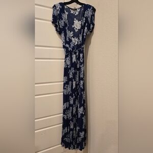 Lulus Maxi Wrap Dress